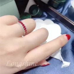 Luxury and Exquisite Solid Gold Gemstone Jewelry Natural Diamond and Ruby 18K Gold Ring