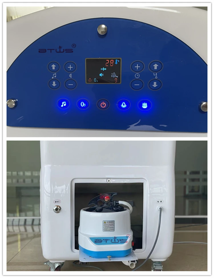  Hydrogen ozone sauna spa capsules far infrared dome for beauty Sweating Detox Weight Loss Anti-Puffiness