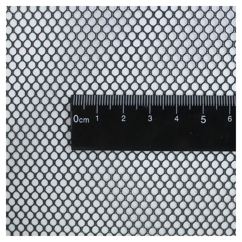 Manufacturer Fine Holes Tulle Bolt Mesh Black 100% Polyester Net Fabric For Mosquito Net