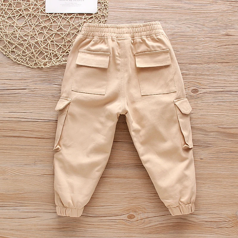 Baby Boys Casual Colorful Elastic Jogger Pants Sweatpants Kids Spring Clothes 2-5 Years Children