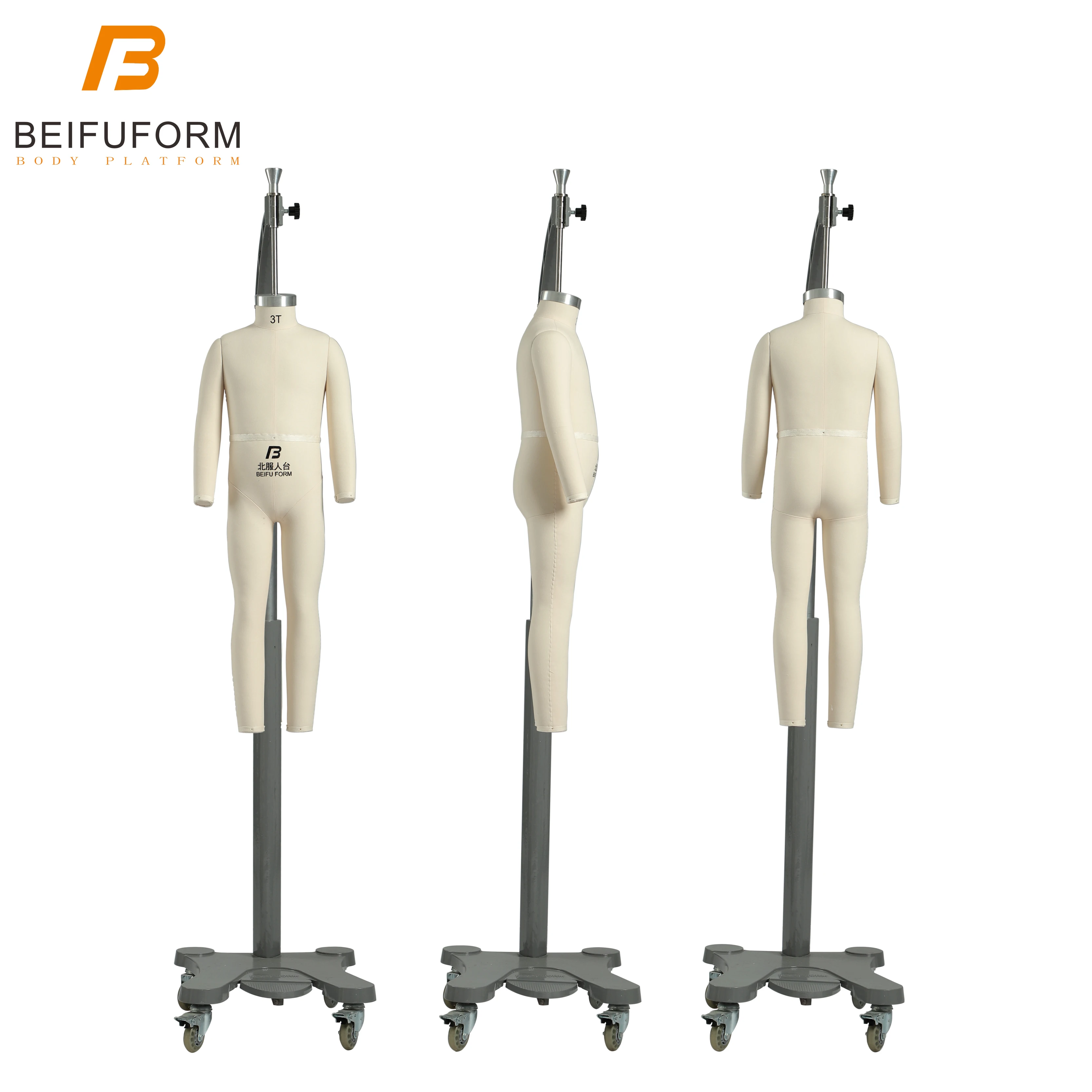 Beifuform kid full body mannequin EU 3T children dress form for Toddlers hot sell infant sewing manikin baby dummy