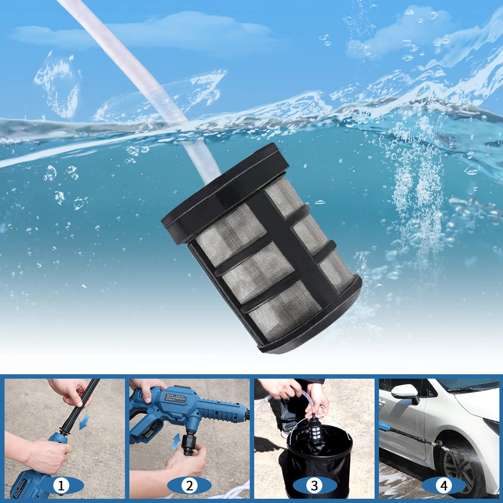 GALAXIA 20V Cordless Car Pressure Washer Outdoor Portable Washer with Pump Suitable for Gardening