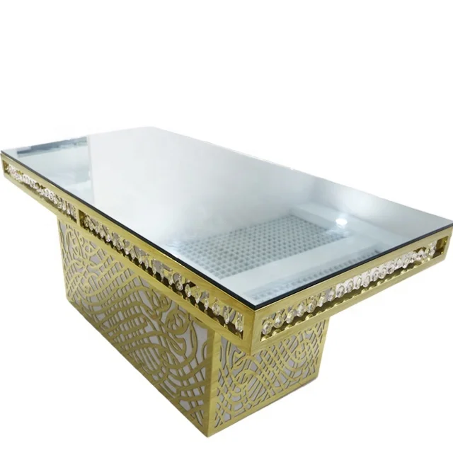 Белый 6-8 мест Турция Малайзия Сингапур Итальянский Дубай Прямоугольная стеклянная столешница Производители