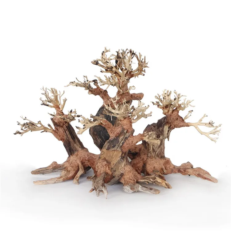 Hand-Made Artificial Wood Bonsai Aquarium Landscaping Decoration