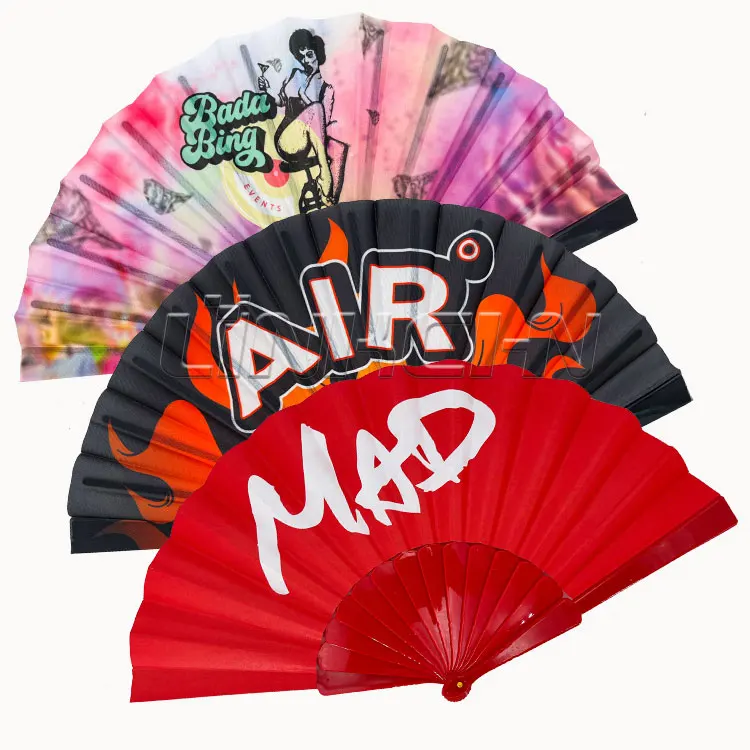 Фабрика питания пластик складной веер для клуба