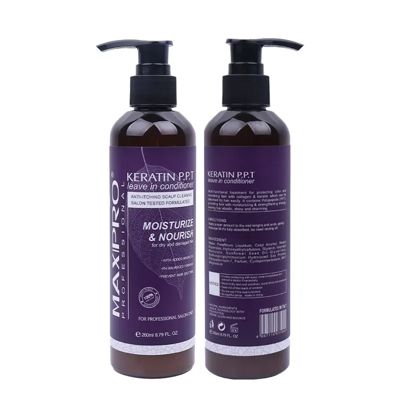 Maxipro OEM ODM Sulfate Free Hair Repair Organic Leave in Conditioner