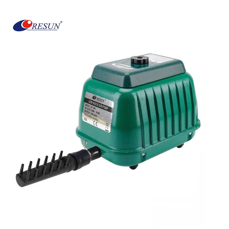 Resun Lp 100 200 Ac Aquarium Air Pump For Fish Tank Wholesale Silent 220v Oem Aquariums Airpump Pond Water Oxygen Pump Aerator