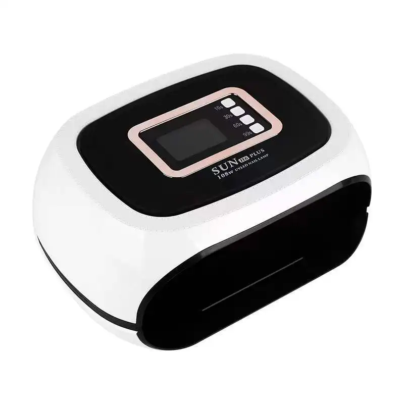 Double Hands Sun H6 Plus Nail Lamp 108W Big Space Professional Gel Polish Drying Two Hands UV LED Manicure Dryer For Salons