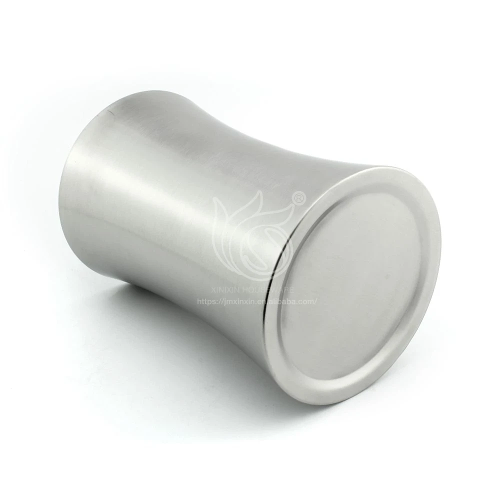 New Ice Bucket Double Walled Stemless Holder Wine Chiller Bottle Cooler Stainless Steel Champagne Ice Bucket For Party Or Bar