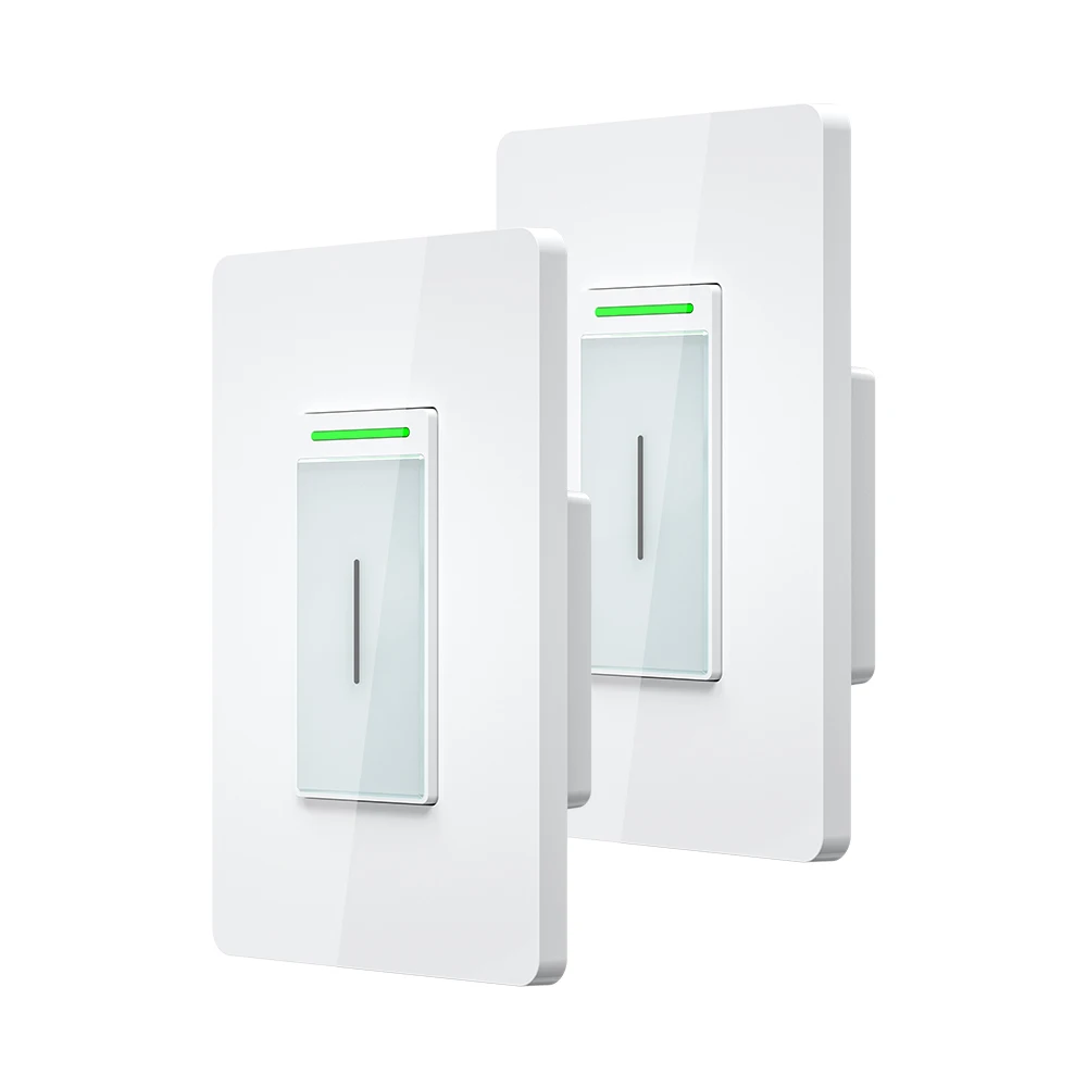 Remote Control, 2.4GHz Wi-Fi 3 Way Smart Switch WiFi Light Switch Three Way Compatible with Alexa and Google Home