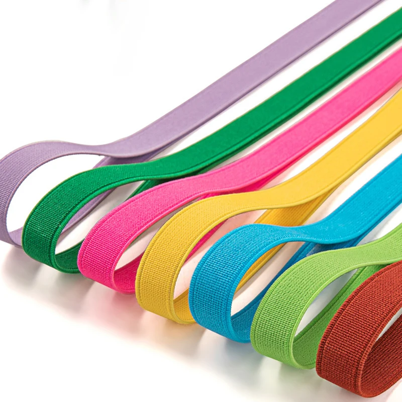 8mm 15mm elastic band for notebook garment accessories strong sewing elastic for shoes