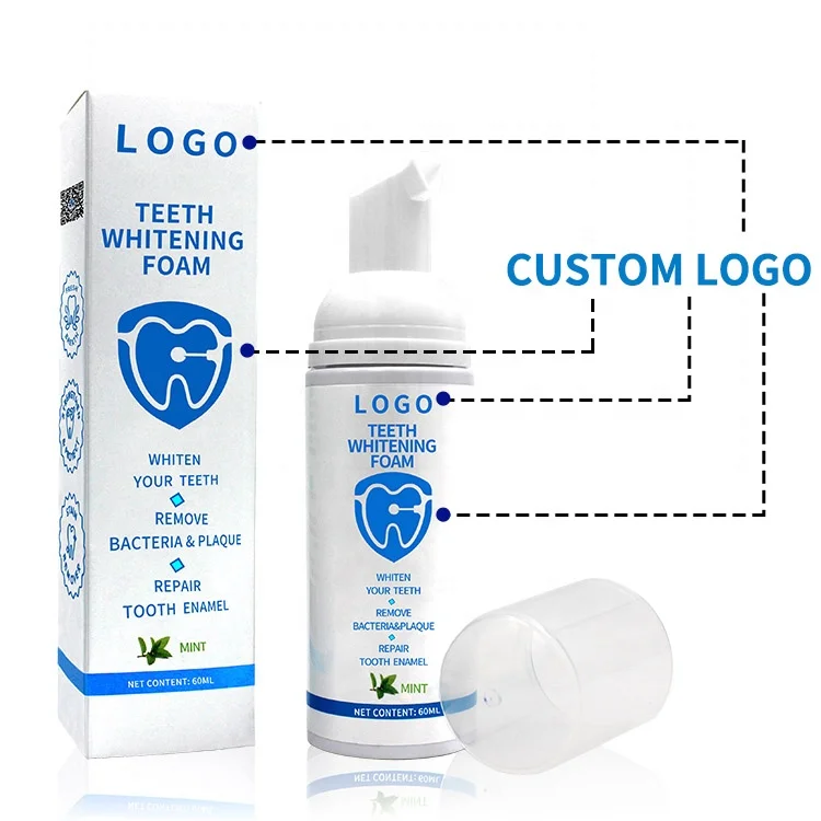 Toothpaste Tooth Mousse Cleaning Professional Teeth Whitening Foam Private Label