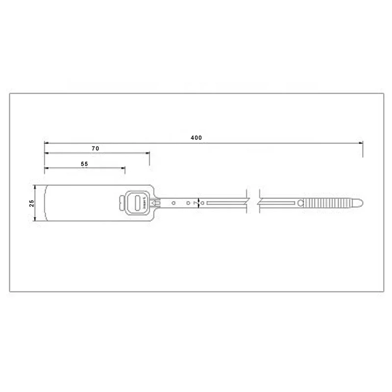Individual Private Logo Company Name Laser Printing Wristband Security Plastic Seal
