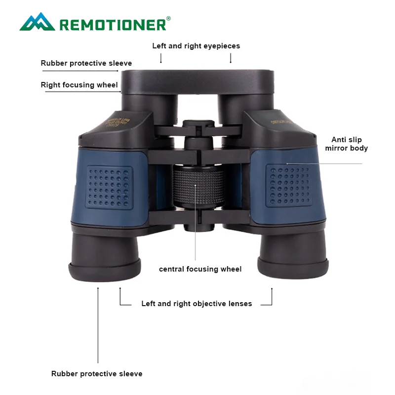 High Quality Day Night Vision Binoculars Telescope Professional Binoculars for Bird Watching Outdoor Hunting Fishing