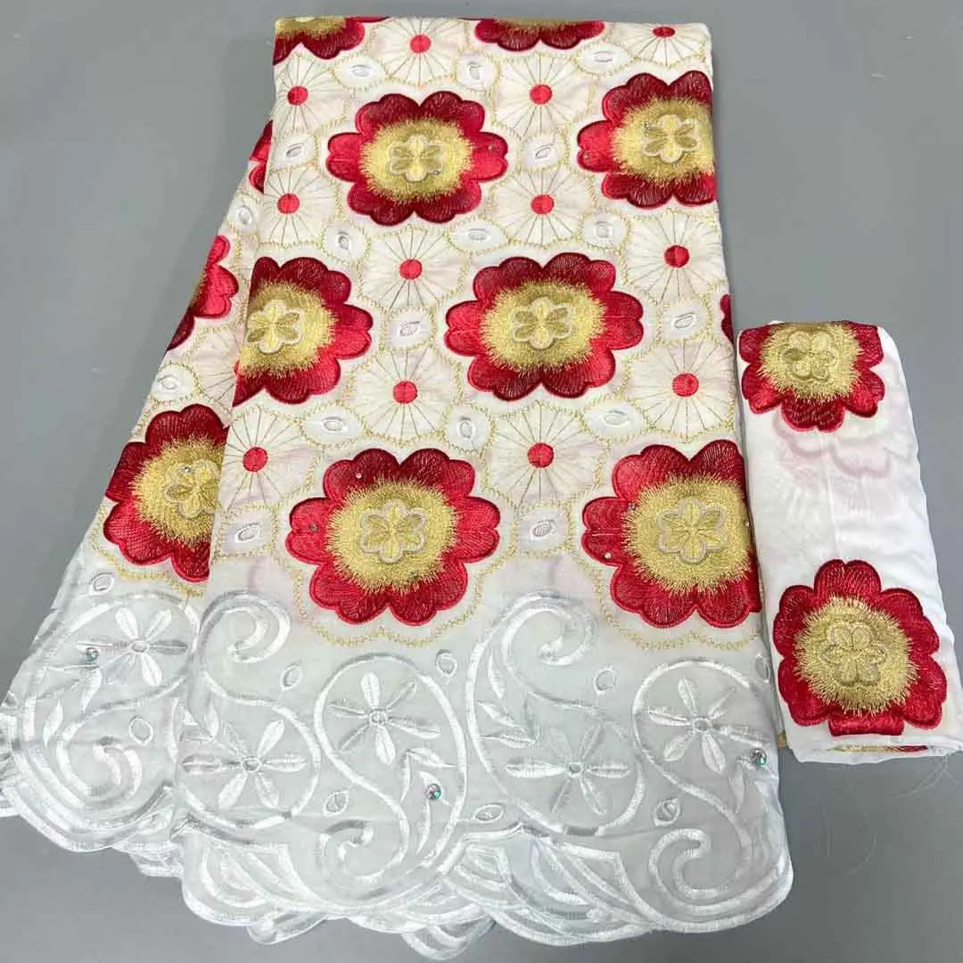 Original swiss voile lace in switzerland gold nigerian lace fabrics polish lace atiku fabric for men high quality5yard/set