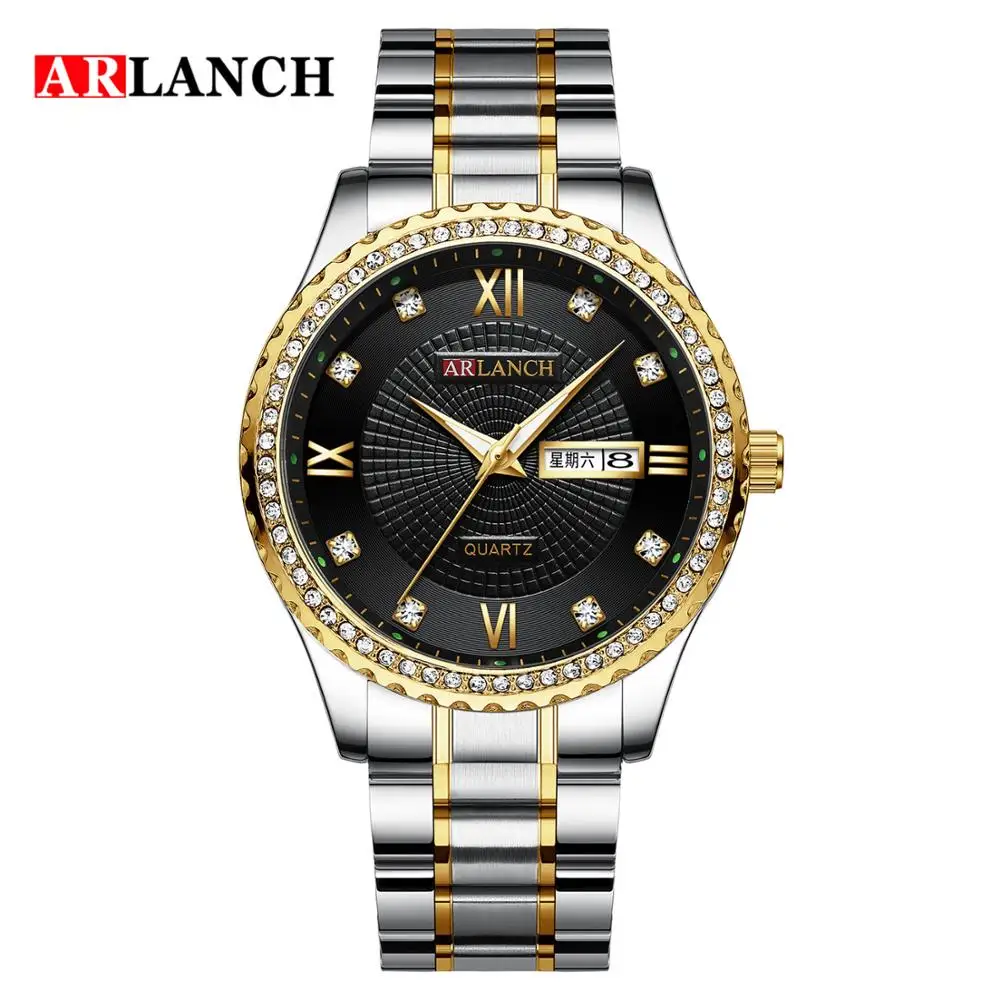 wholesale luxury Water Resistant stainless steel Feature hand wrist waterproof oem classic men watch