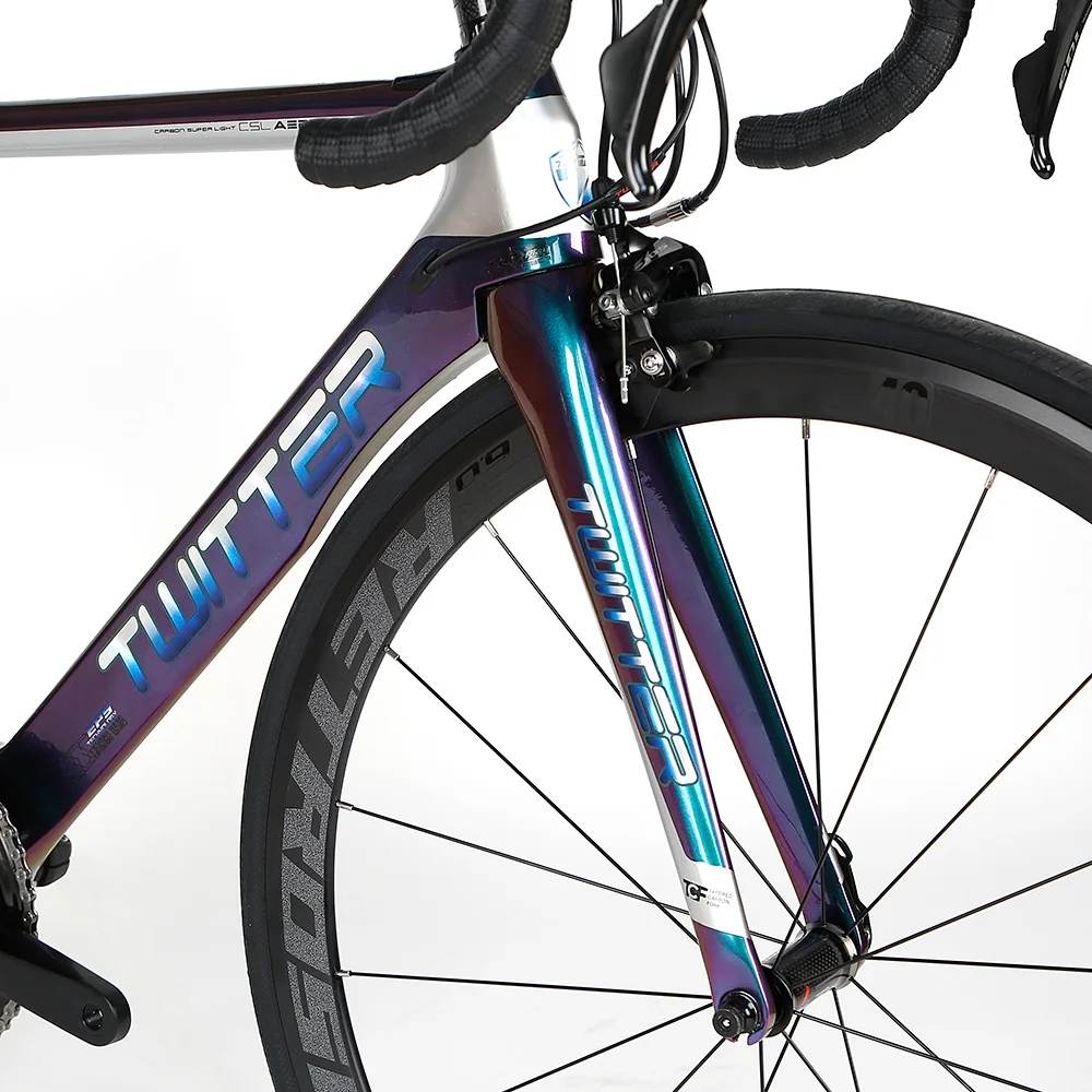 Голографический Суперлегкий гоночный велосипед 8,2 кг, углеродный дорожный велосипед