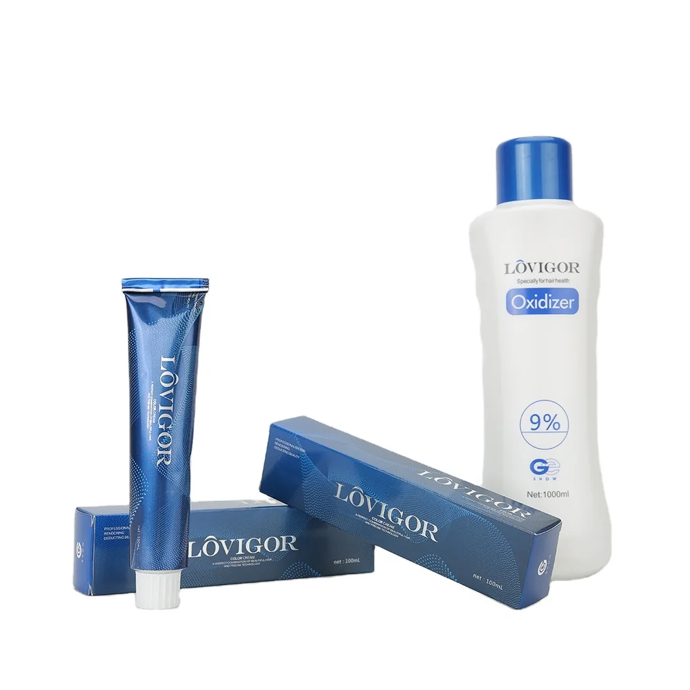 Hot Sale Professional Salon Use Hair Color Cream Less PPD Fast Coloring With 64 Colors