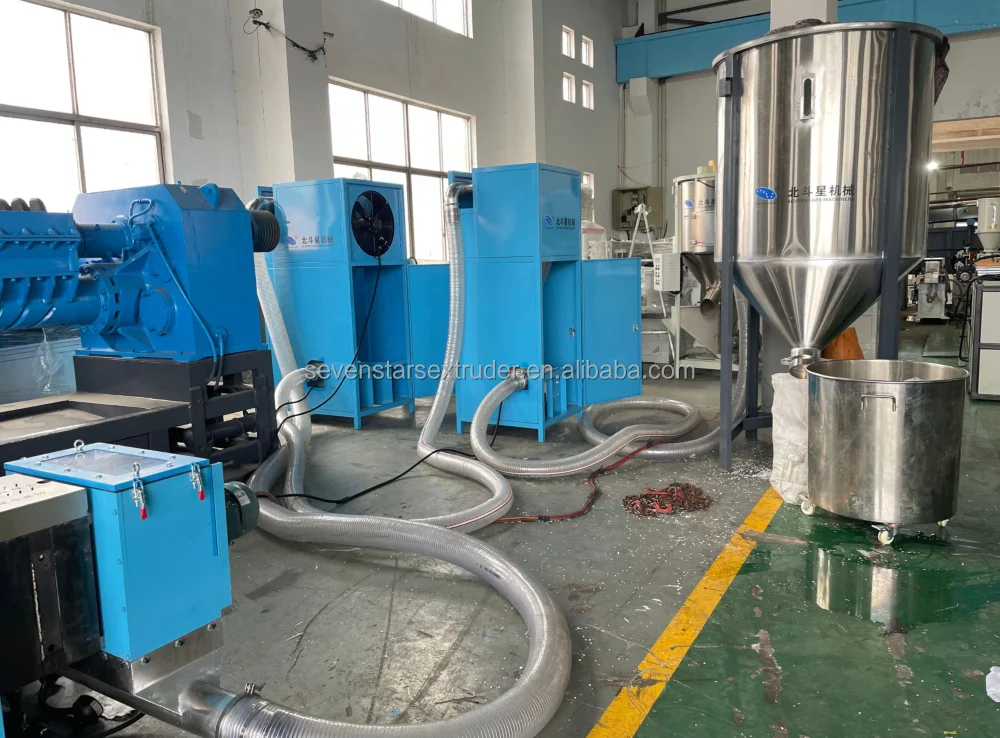 low temperature pp pe films recycling machine/ pelletizing machine from sevenstars