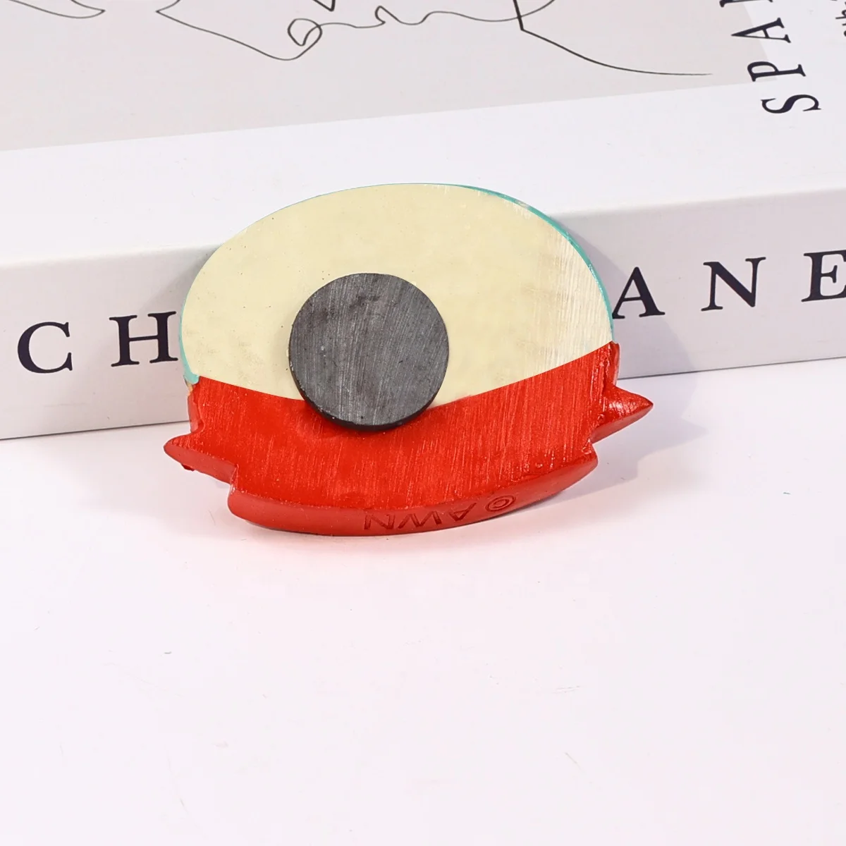 Custom 3D Logo hand-painted sea island Hastings design tourist Souvenir Polyresin Resin Fridge Magnet Fridge Magnets