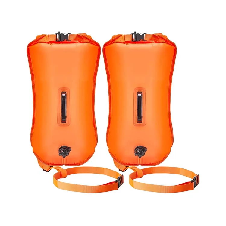 Надувной нейлоновый ПВХ буй для взрослых с открытой водой плавательный сухой мешок 28 л хорошо Видимый безопасный