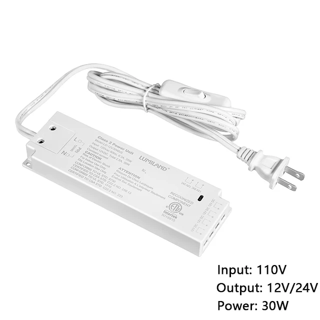 UL ETL Сертифицированный вход 110 В 120 2 5 А постоянное напряжение 12 24 шкаф подключаемый светодиодный драйвер