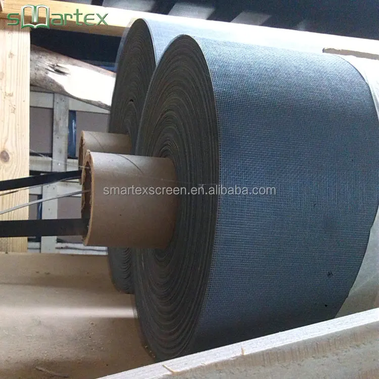 Carbon PVC-Coated Fiberglass Standard Mesh Window Mesh Fiberglass Insect Screen Mesh for Window and Door