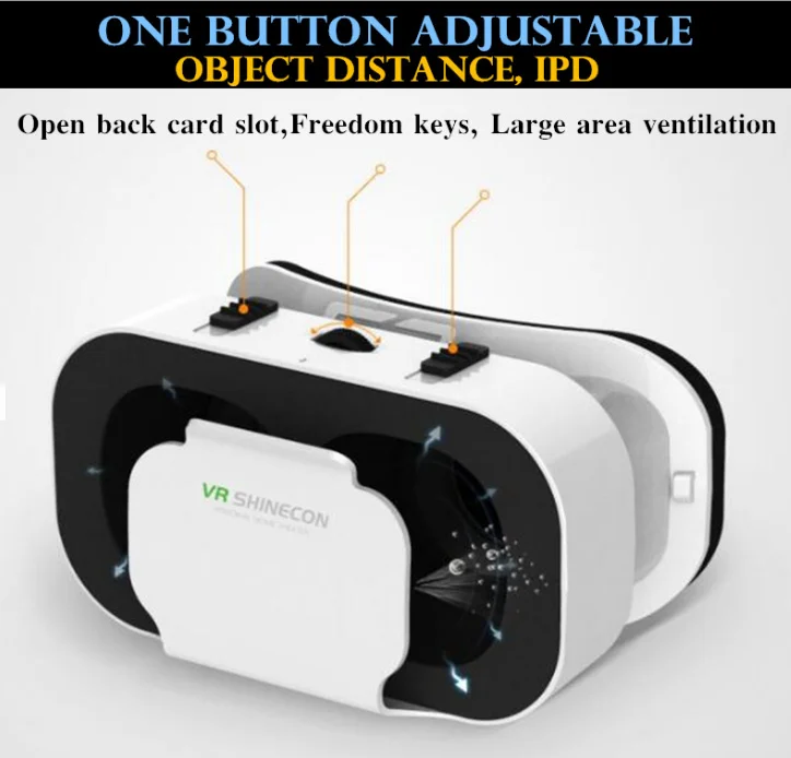 Wholesale Cheap 3D VR Headsets Glasses compatible with movie suitable for all