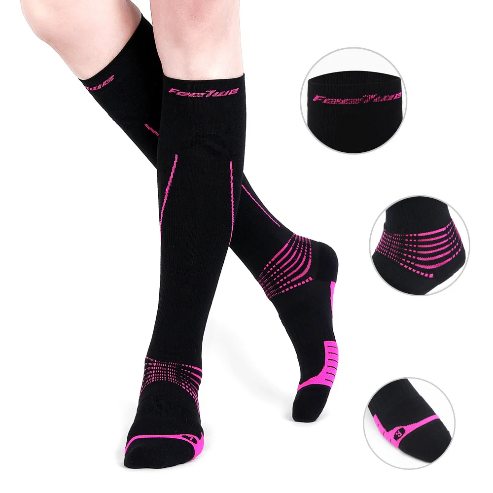 Nylon Soccer Football Sports Compression Socks Wholesale Sport Socks Compression Men Fuzzy Half Stocking