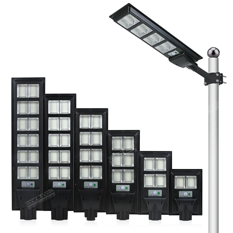 Hot Selling Outdoor High Brightness ABS 50W 100W 150W 200W 250W 300W All In One Integrated Solar LED Street Light