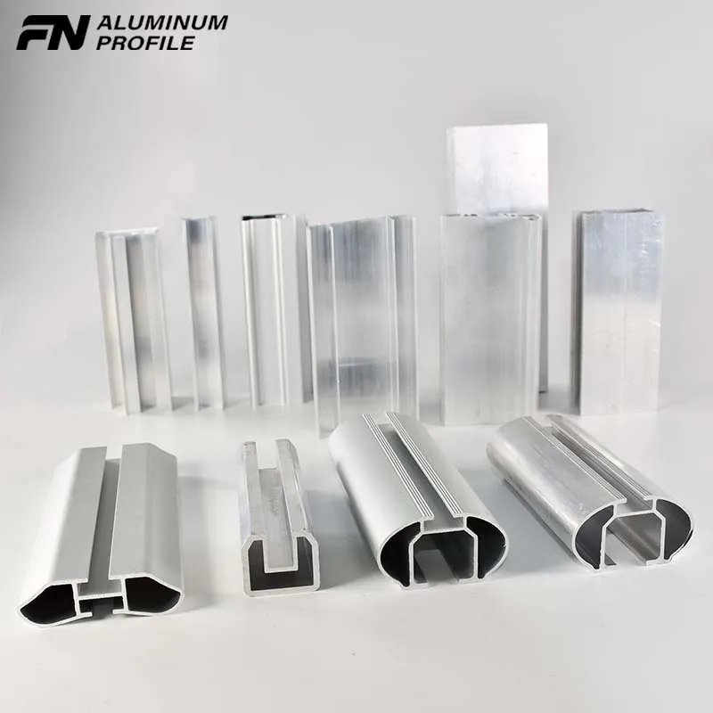 Door Frames Heavy Duty Aluminum Standard Profile Silvery Anodizing Extrusion Aluminum Profile