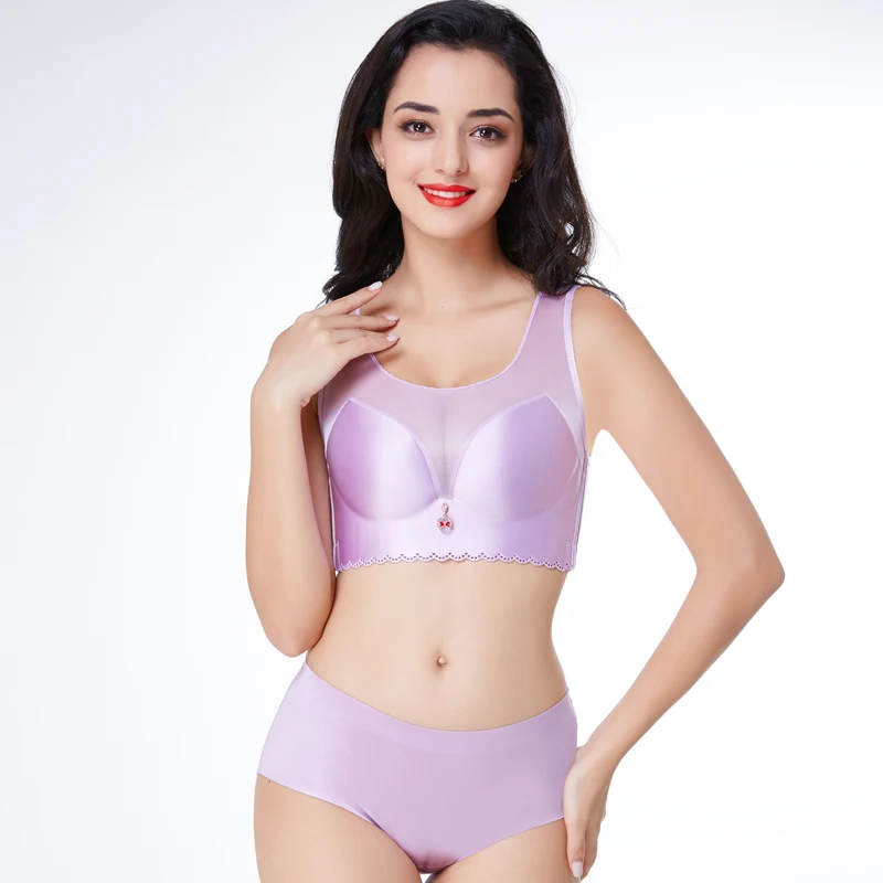 
fat woman sexy full cup CD big size plus size bra set 