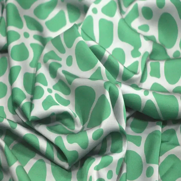 hot chiffon printing digital print fabric polyester crepe stretch satin printed fabric for shirt skirt