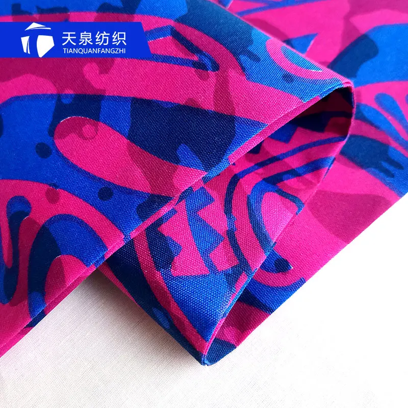 
100% polyester fabric pigment Printing bedsheet microfiber woven fabric for home textile microfiber bedding set 