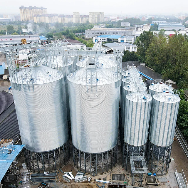  1000t/2000t/3000t/4000t/5000t Зерно Кукуруза рапса ХРАНЕНИЕ СТАЛЬНОЙ силос