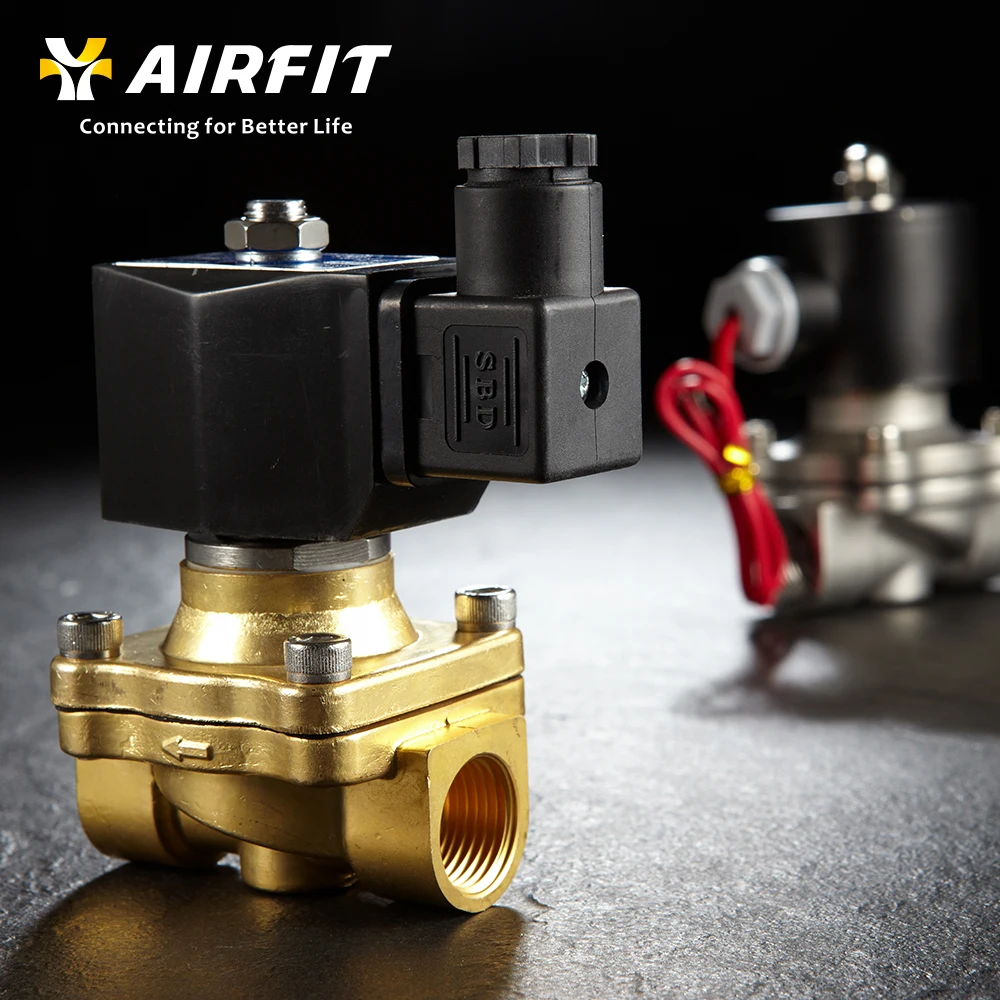 Пневматические детали AIRFIT, управление воздухом, 2/2 нормально закрытый электромагнитный клапан