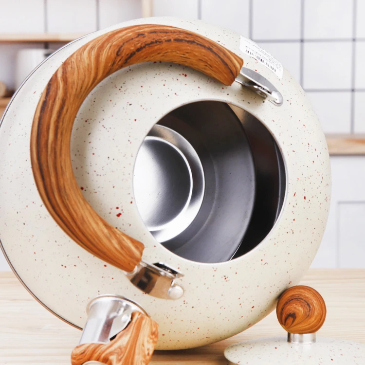 Hot selling household appliances stainless steel whistling pot teapot