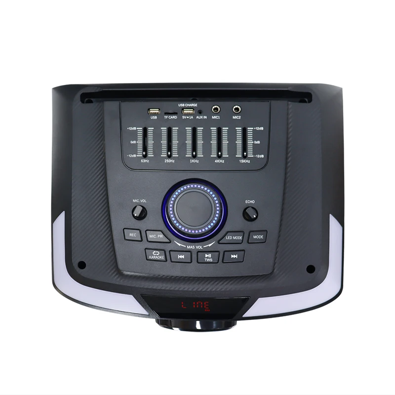 PA System Speakers Blue-tooth Dual 12inch Pro Audio Active Party Stereo Portable Wireless Outdoor Speaker Caixa De Som Portatil