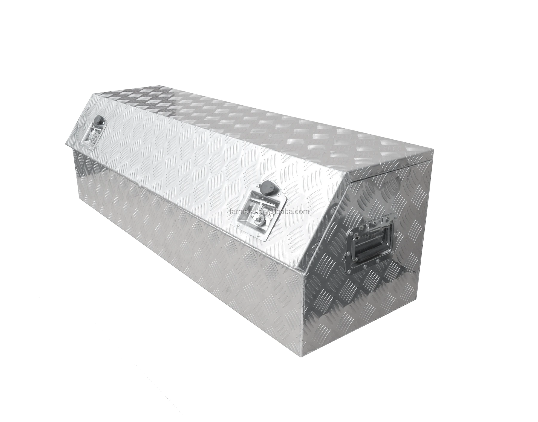 High Side Opening Portable Aluminium Tool Boxes with L Sharpe Lid Diamond Aluminum Plate 3003 5052 Ute Canopy