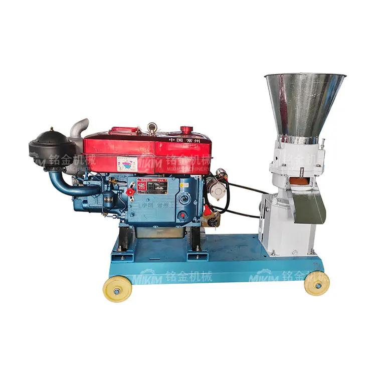 Mill Machine and Wood  New  2mm 4mm 6mm 8 mm  Chicken Pellet Feed Machine Poultry Feed Production Line Machine