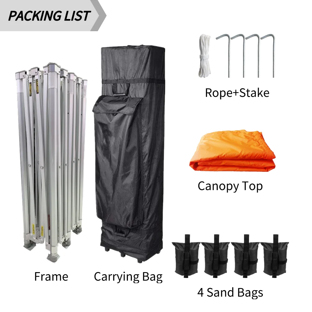 
Commercial trade Show Tent 10x20 Pop Up Canopy Tent Instant Shelter Canopies with side wall heavy duty canopy tent 