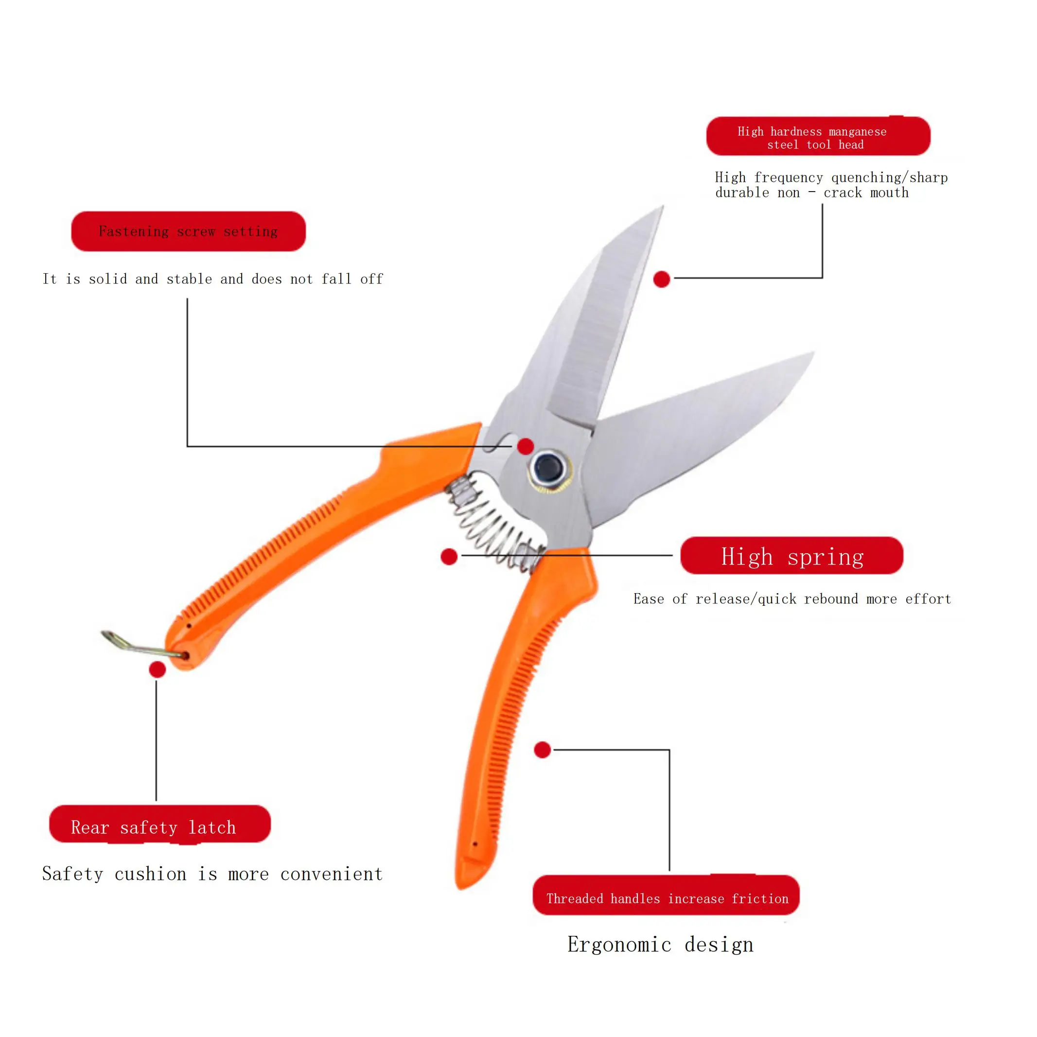 Garlic Scissors for Cutting Garlic Sprouts Garlic Cutting Onions,Kitchen Shears - Durable Multi-Purpose Scissors