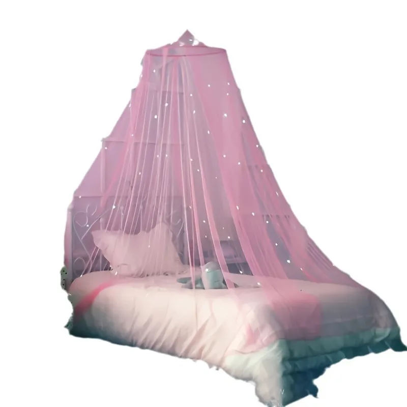 Fashion Mosquito Net Unique Glowing Night Stars Mosquito Nets For Bed Soft Kid Protected Mosquito Net High quality