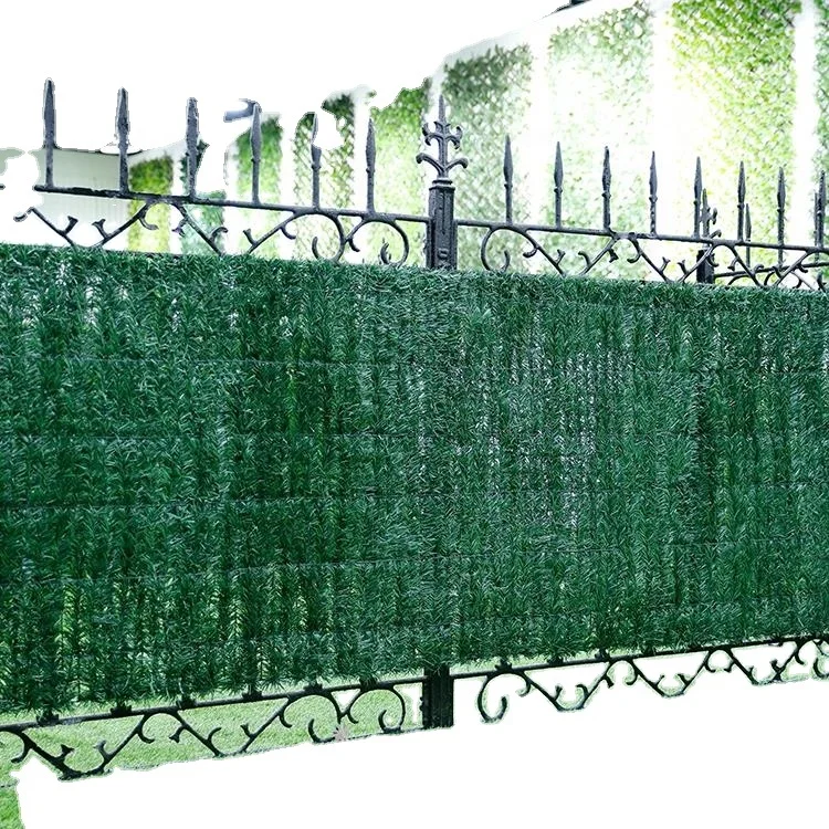 Adjustable Retractable Fence Artificial Leaf Garden Buildings Trellis Decor Privacy Expanding Wooden Landscaping Fence Balcony