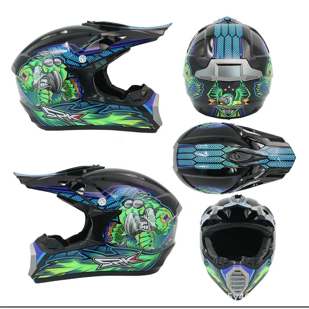 Motor Bike Cross Racing Motorcycle Helmet Safety Enduro Capacete Motorrad Cascos Downhill Bicycle Engine Cafe Racer ATV Helmets