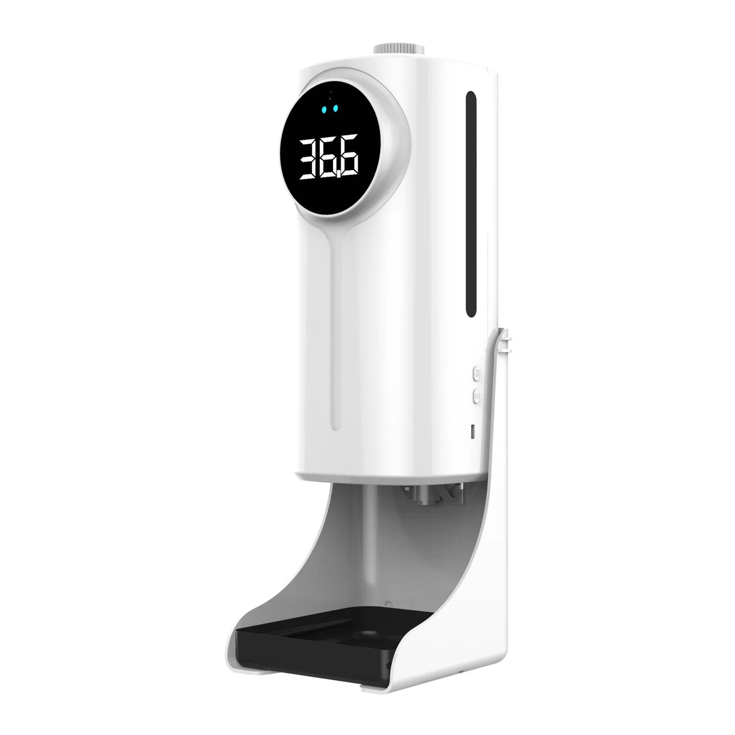 K9 pro dual Forehead and hand two ways temperature detect measure thermometer alcohol spray sanitizer dispenser