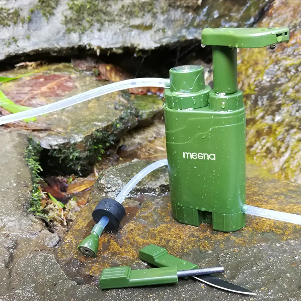 Outdoor water purifier personal exploration direct drinking filter drinking water portable field emergency survival equipment