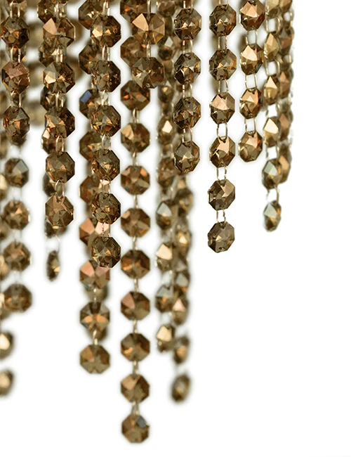 Golden modern creative high-end luxury crystal chandelier unique hotel lobby club lighting  SCALA CHANDELIER wholesale price