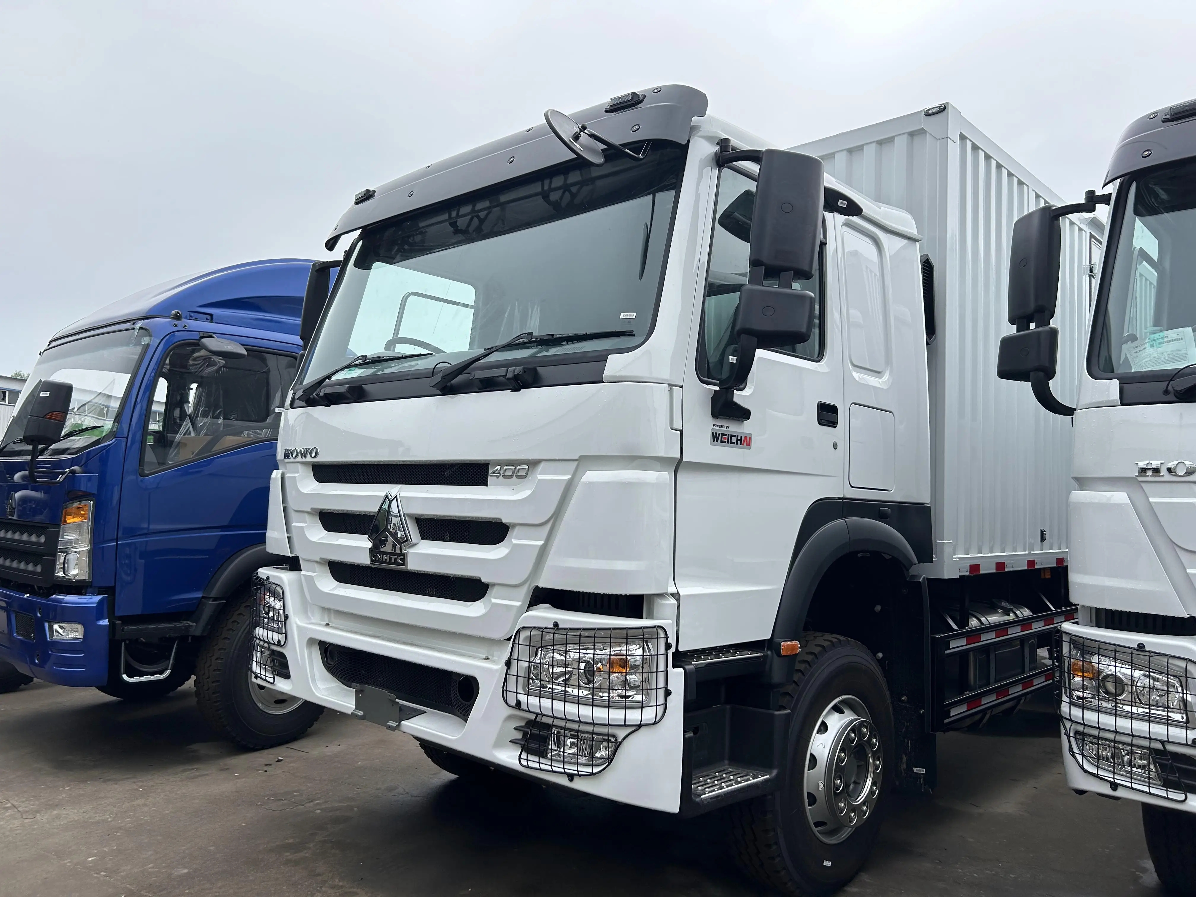 400HP 30T 40T 10 Wheels 7.5m 8.2m 9.5m Van Cargo Truck