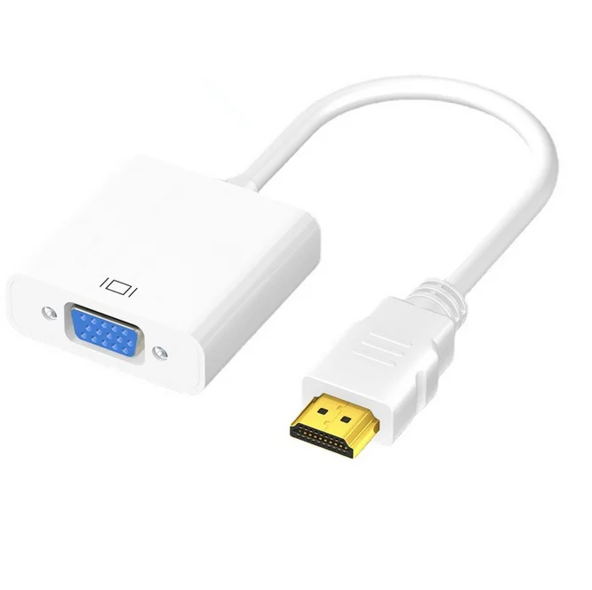 HDMI Male to VGA Female Converter Adapter 1080P Hdmi to Vga Converter Adapter Cable